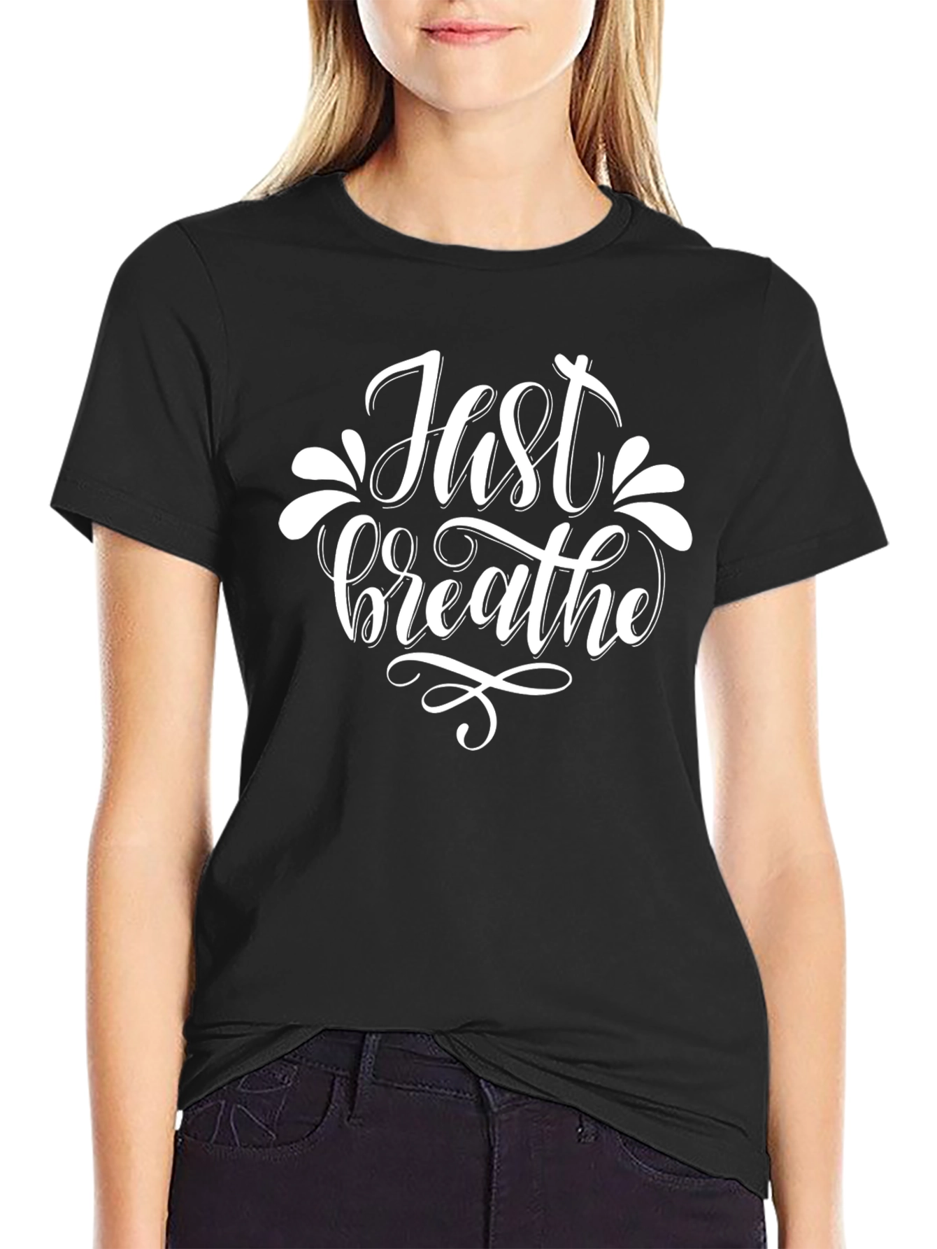 Just Breathe Graphic T-Shirt - Relaxed Fit
