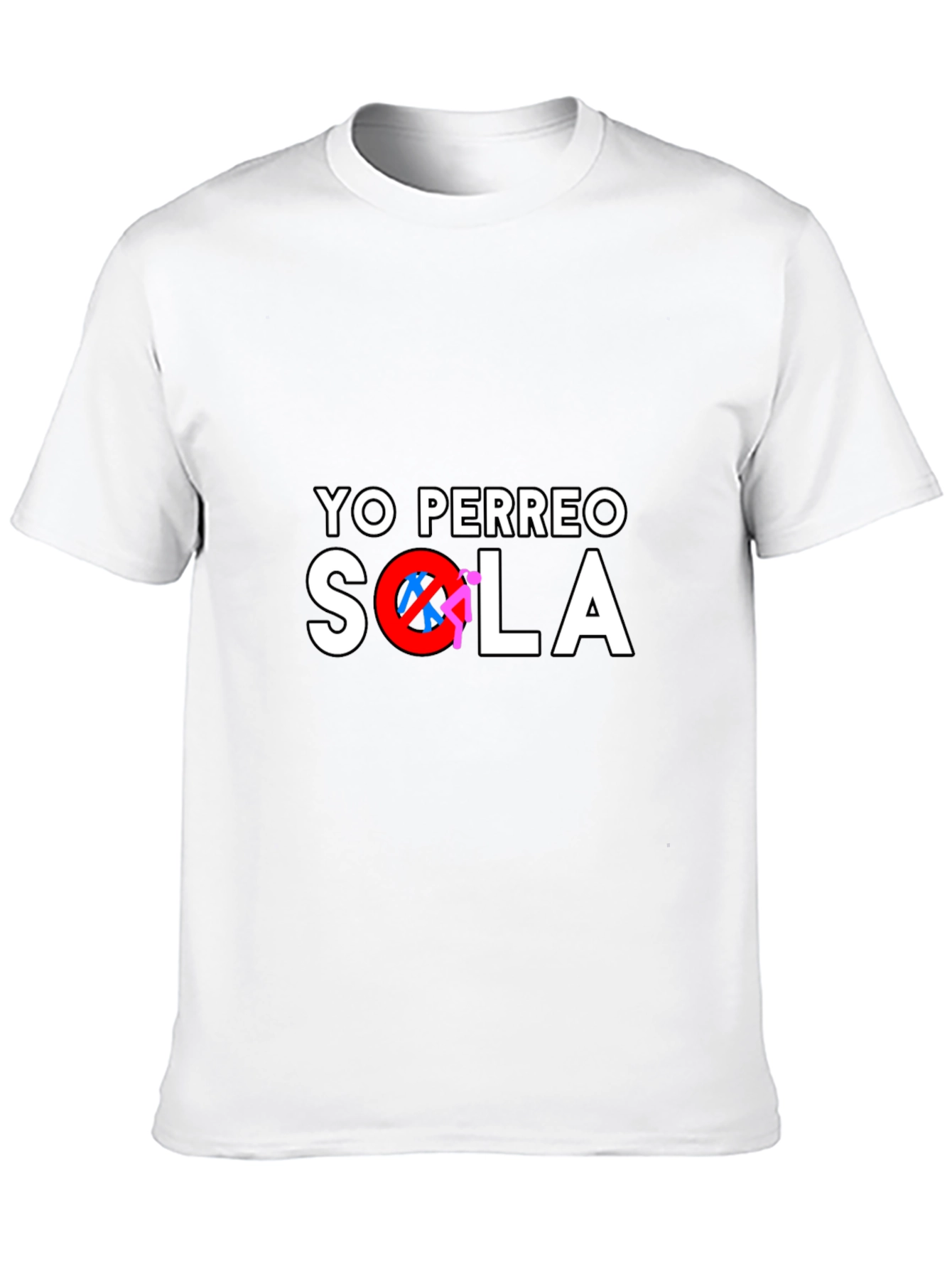Yo Perreo Sola Graphic Tee - Trendy Black T-Shirt