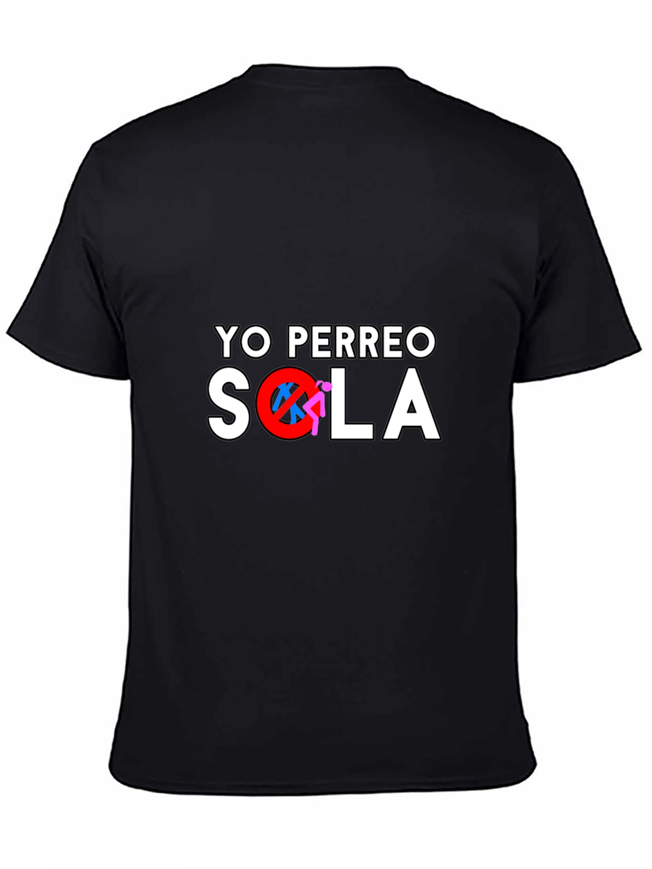 Yo Perreo Sola Graphic Tee - Trendy Black T-Shirt