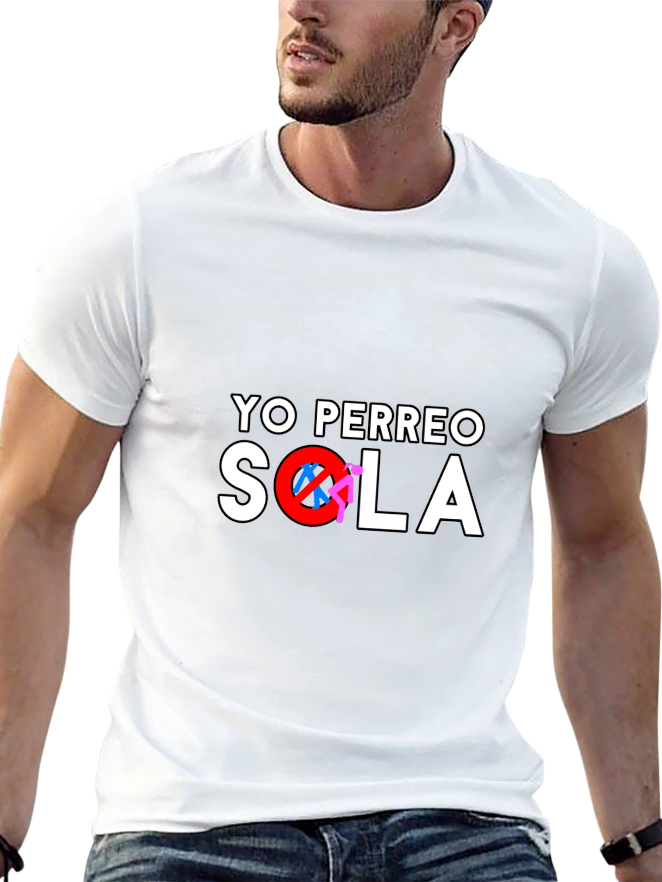 Yo Perreo Sola Graphic Tee - Trendy Black T-Shirt
