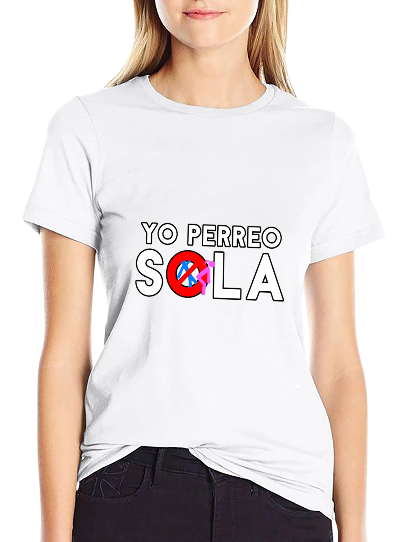 Yo Perreo Sola Graphic Tee - Trendy Black T-Shirt