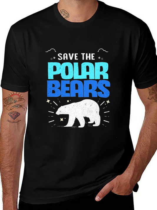 Save the Polar Bears Graphic T-Shirt