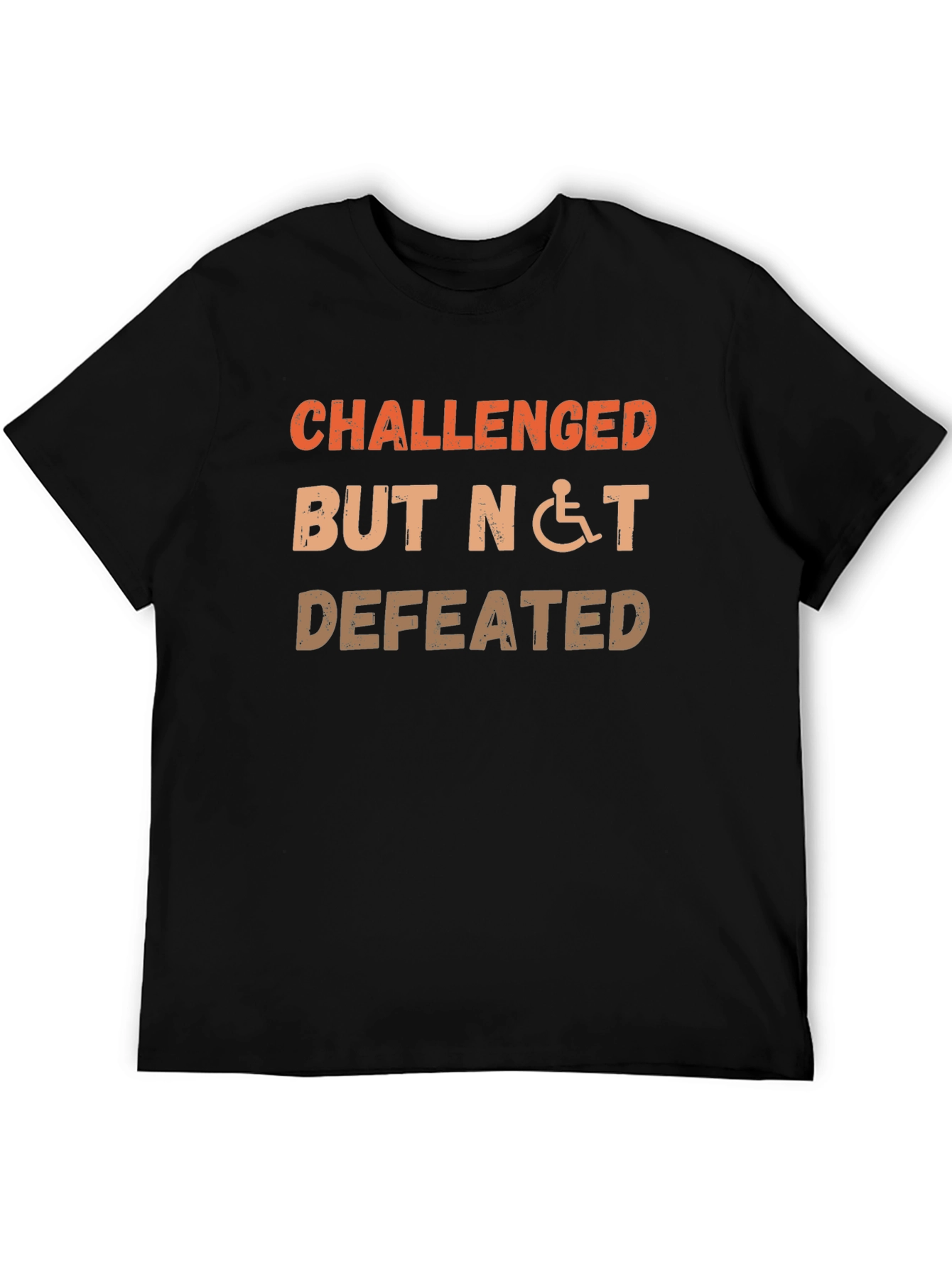 Challenged But Not Defeated Graphic T-Shirt