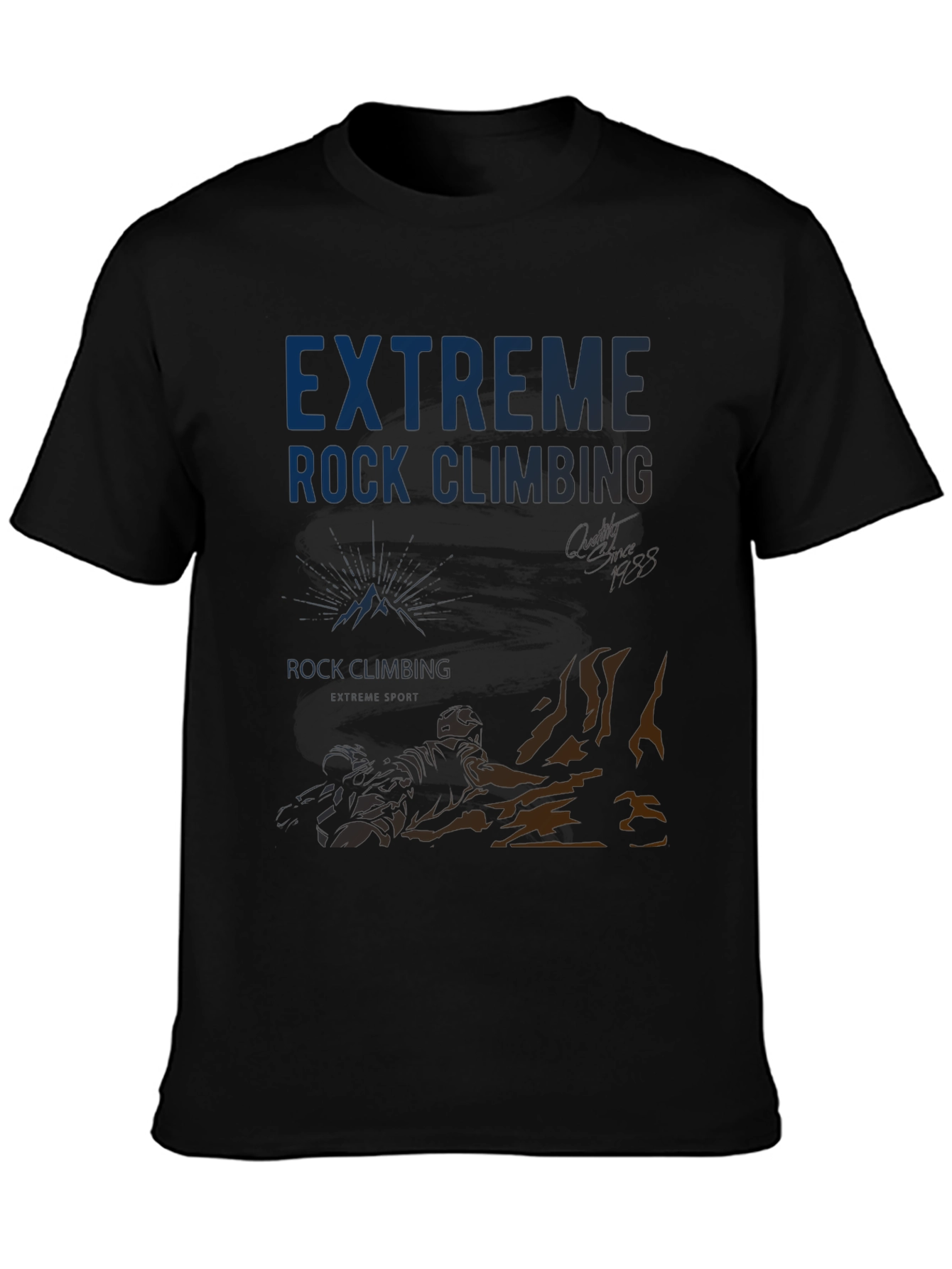 Extreme Rock Climbing T-Shirt - Adventure Tee