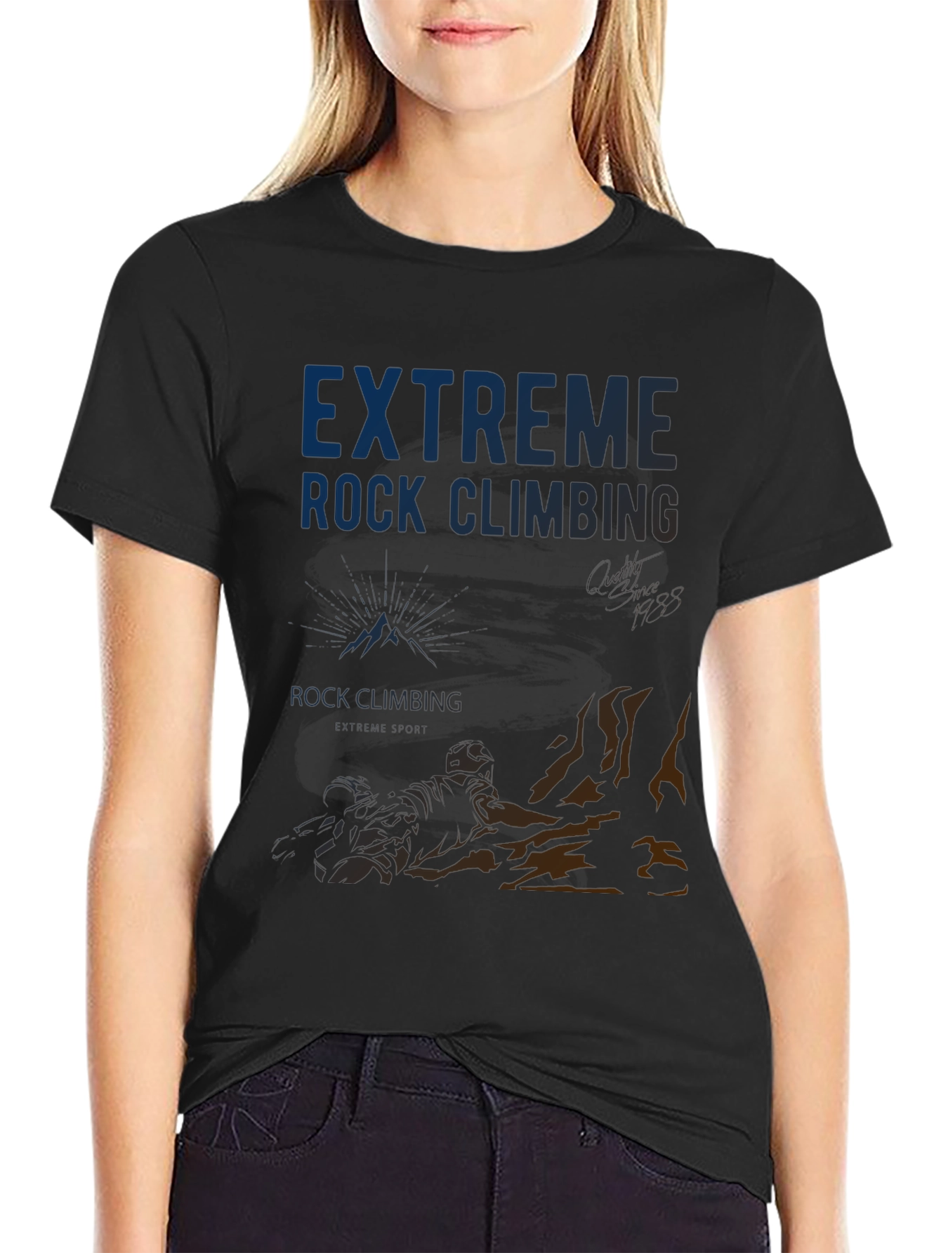 Extreme Rock Climbing T-Shirt - Adventure Tee