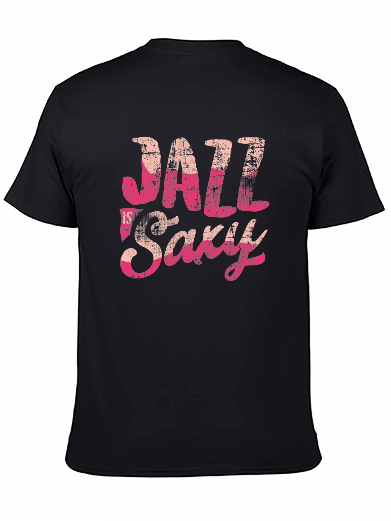 Jazz Saxy Graphic T-Shirt - Black Cotton Tee