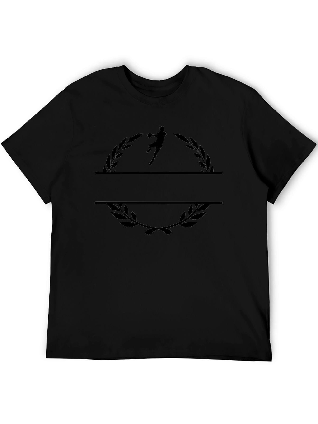 Handball Laurel Black T-Shirt