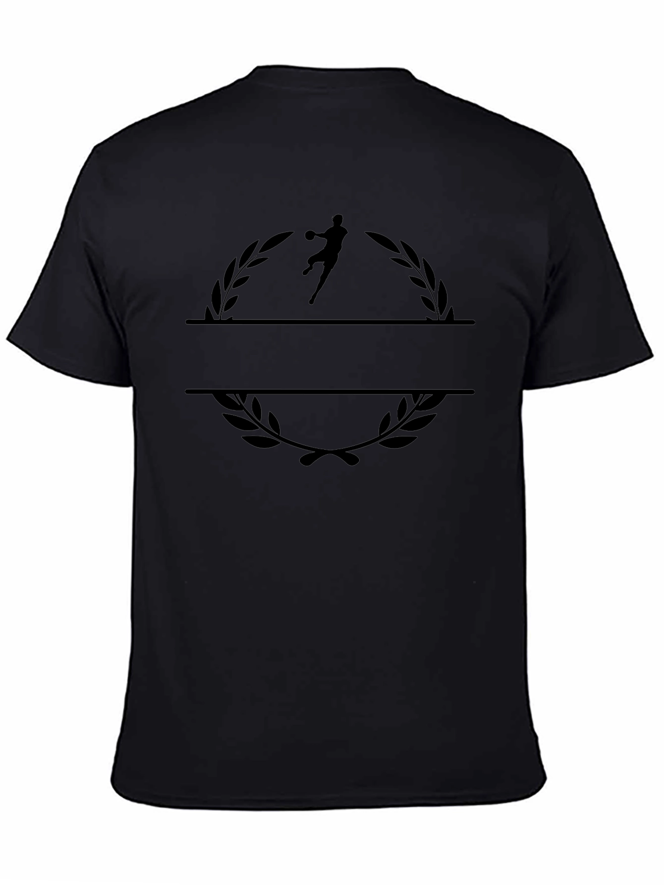 Handball Laurel Black T-Shirt