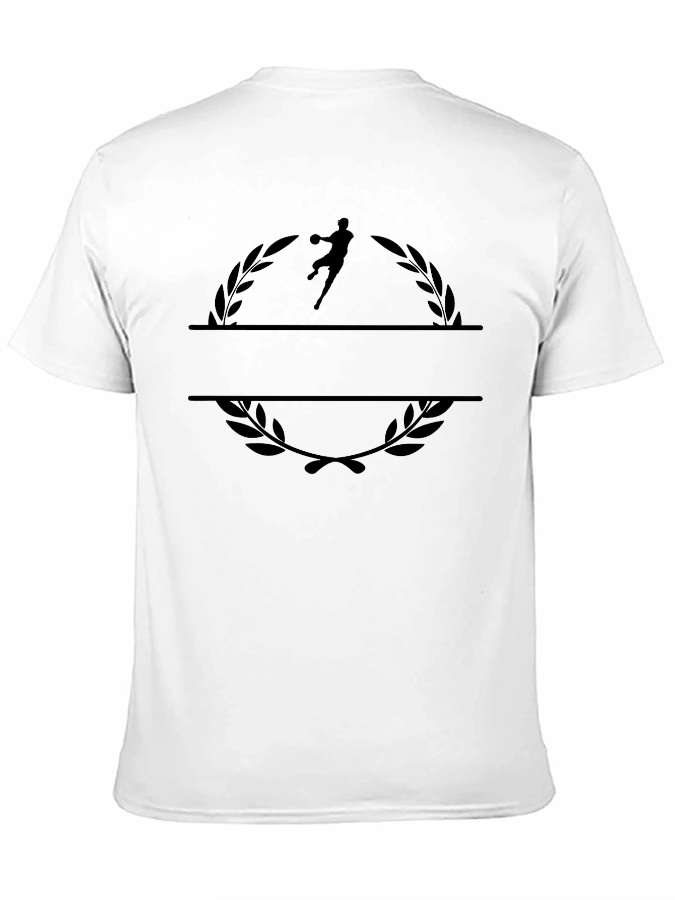 Handball Laurel Black T-Shirt