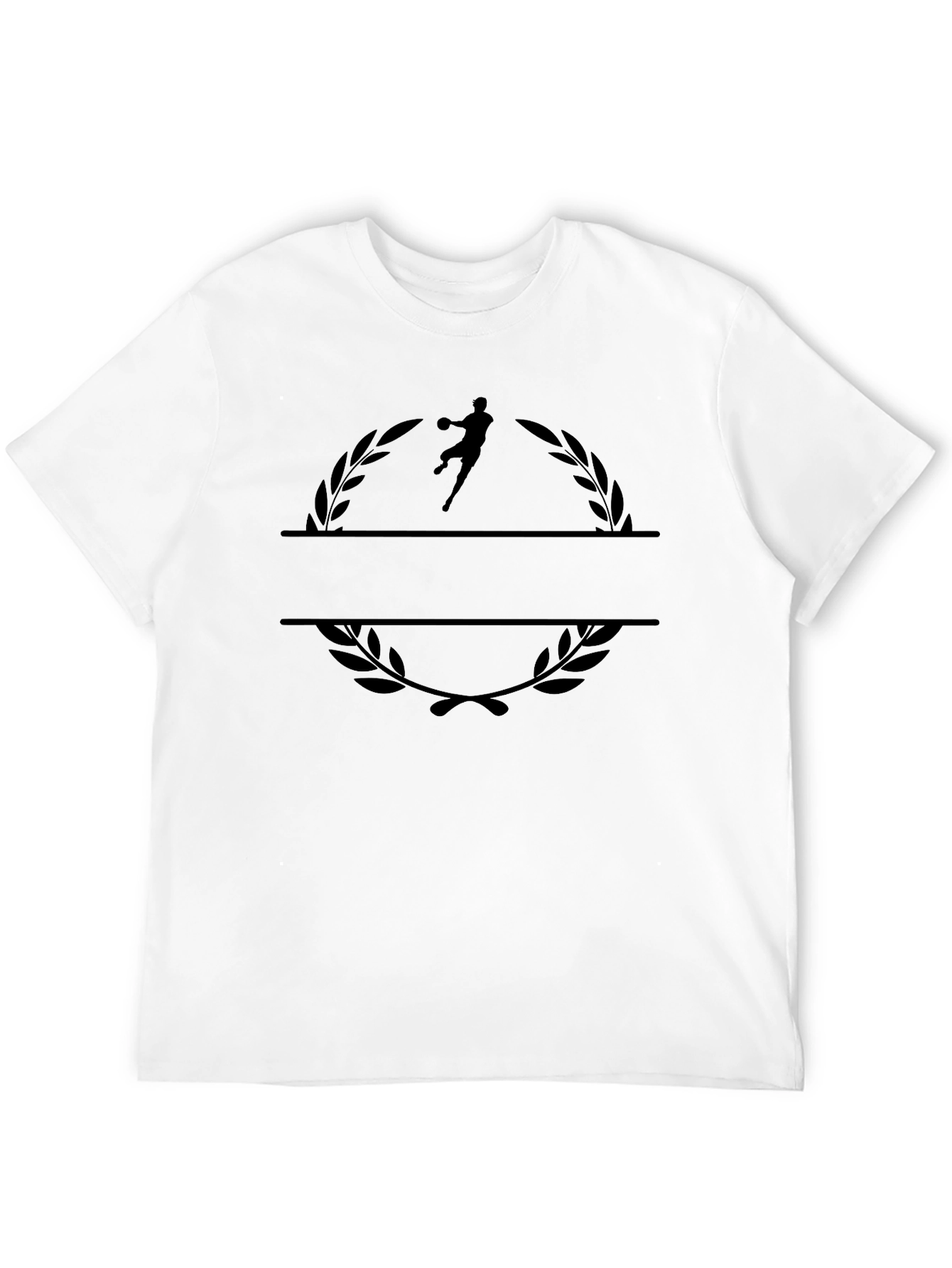 Handball Laurel Black T-Shirt