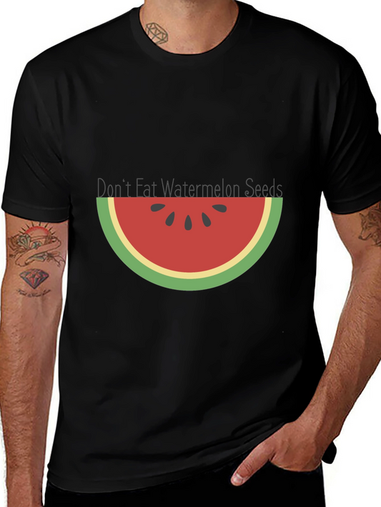 Watermelon Seeds Graphic Tee - Summer Fun