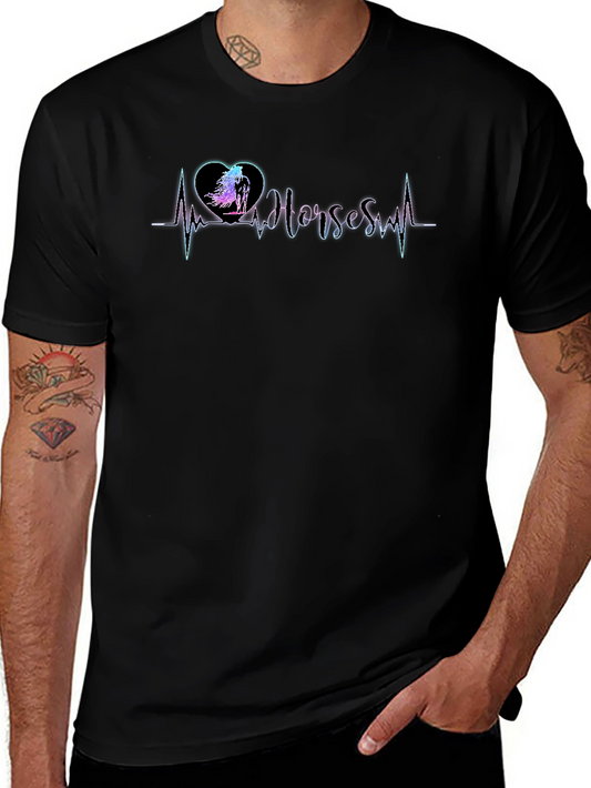 Heartbeat Horse T-Shirt - Equestrian Style