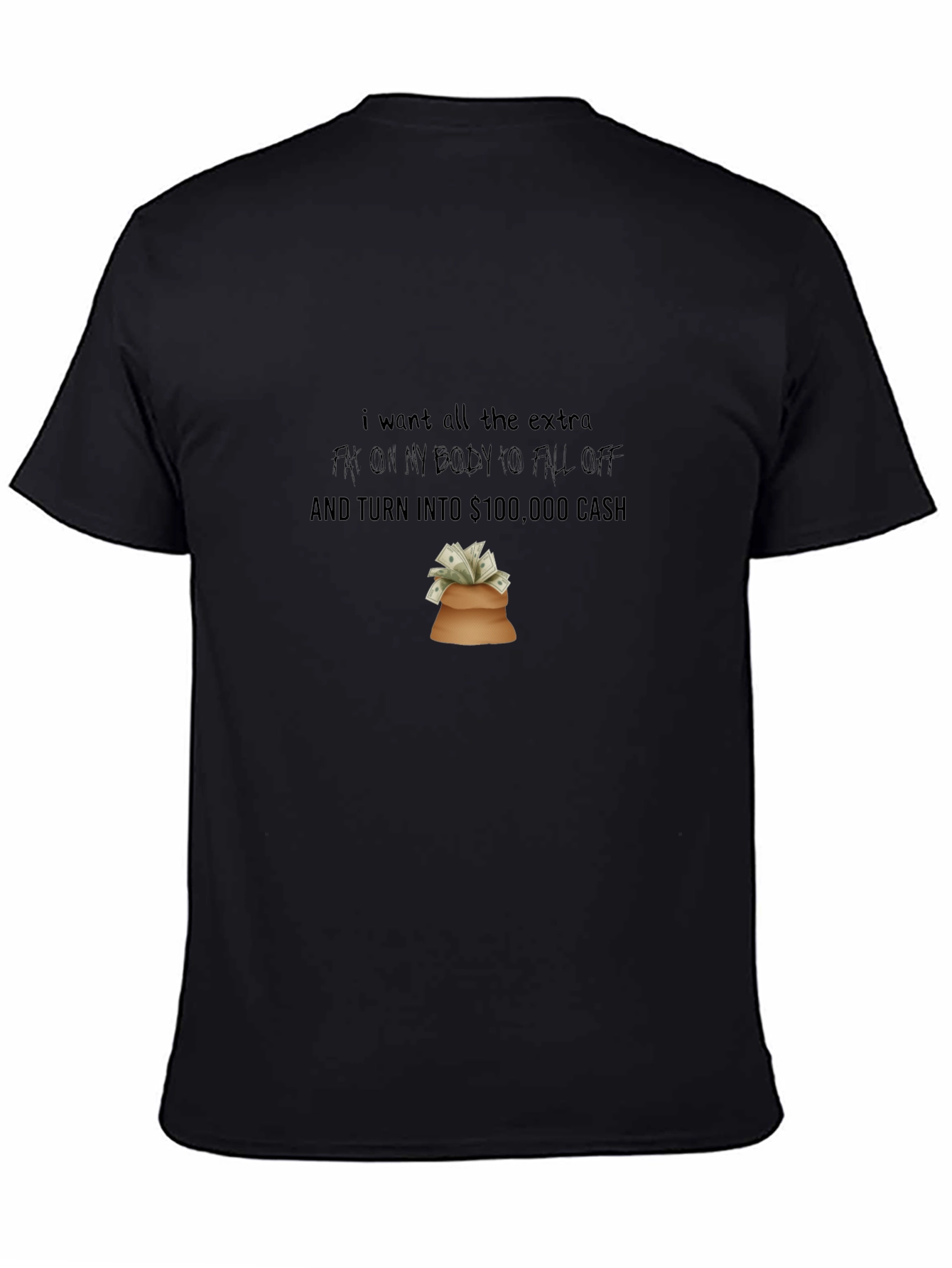 Humorous Weight Loss Wish T-Shirt