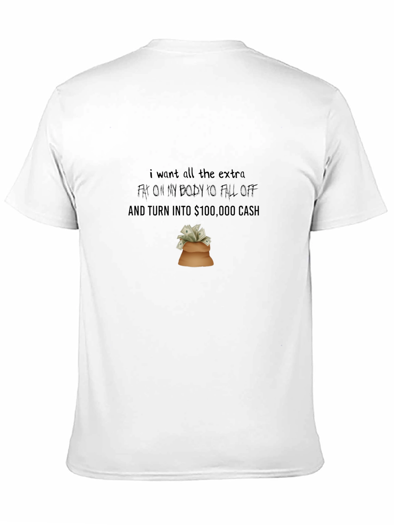 Humorous Weight Loss Wish T-Shirt