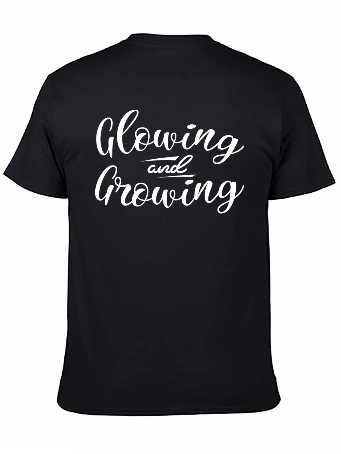 Glowing and Growing Black T-Shirt