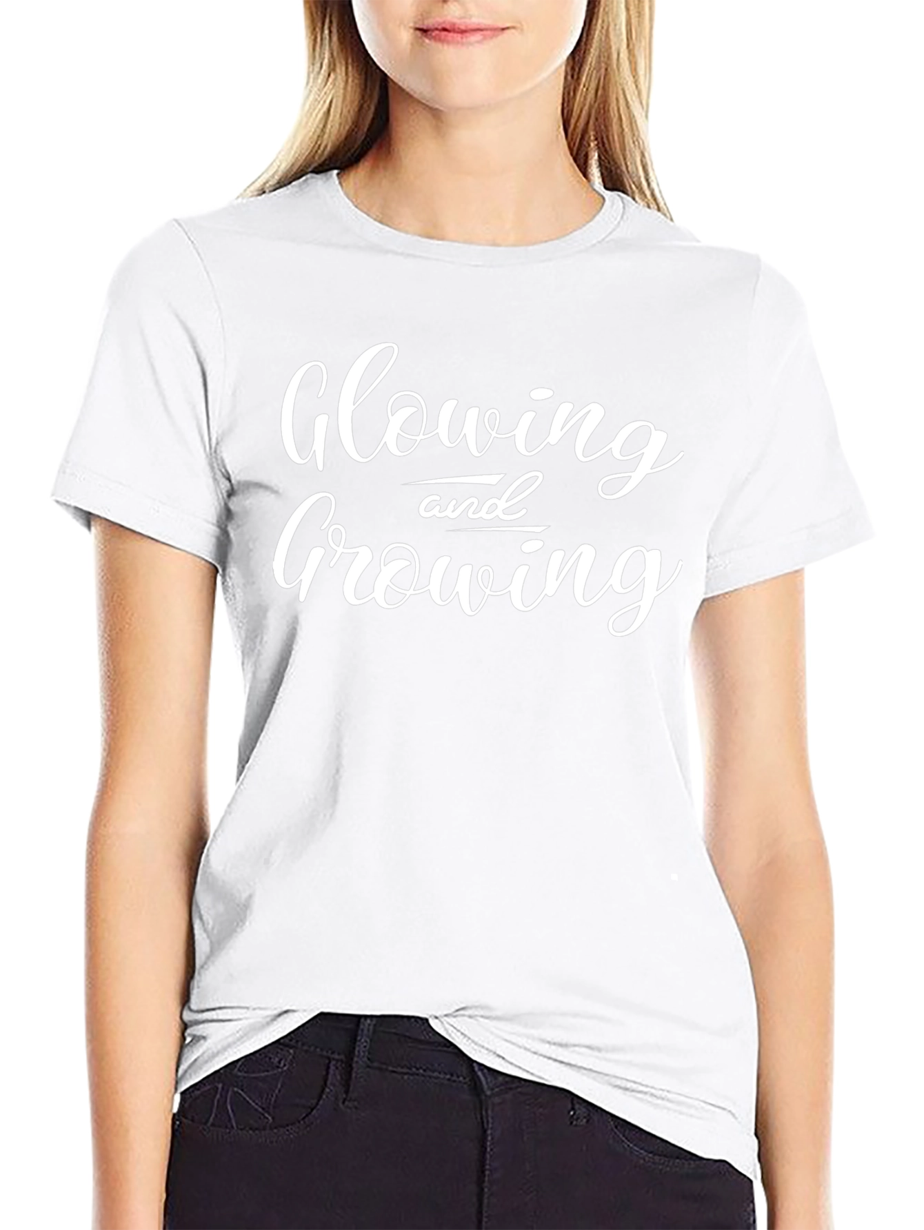 Glowing and Growing Black T-Shirt