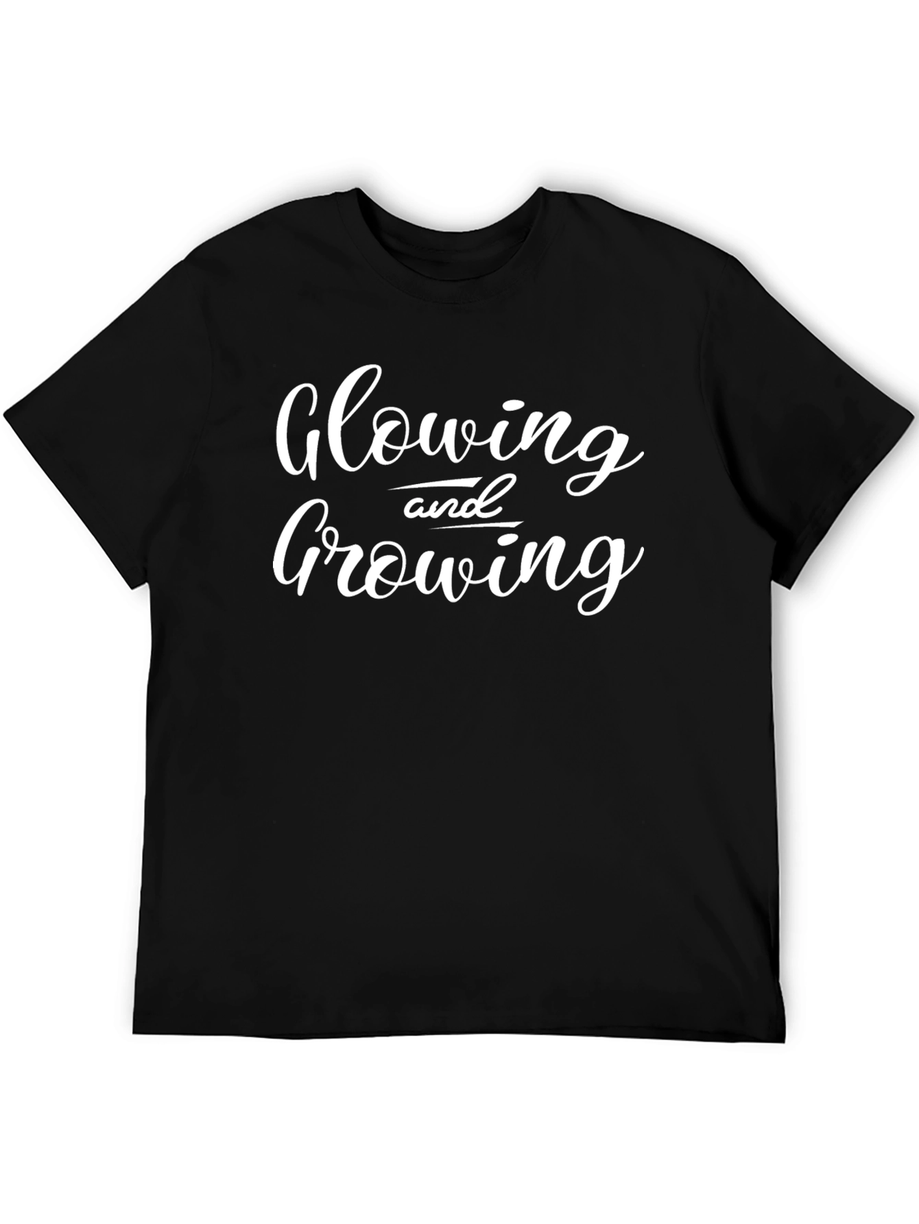 Glowing and Growing Black T-Shirt