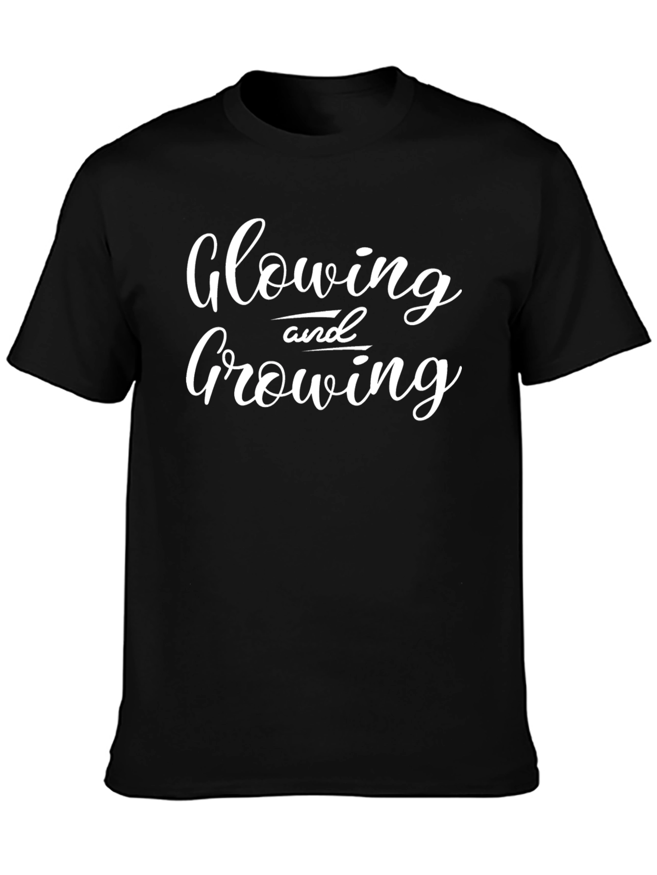 Glowing and Growing Black T-Shirt
