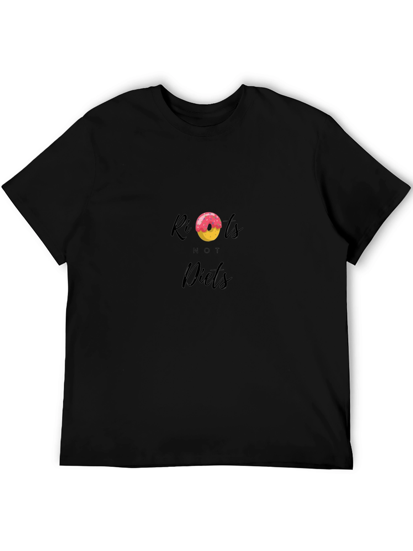 Riots Not Diets T-Shirt - Doughnut Design