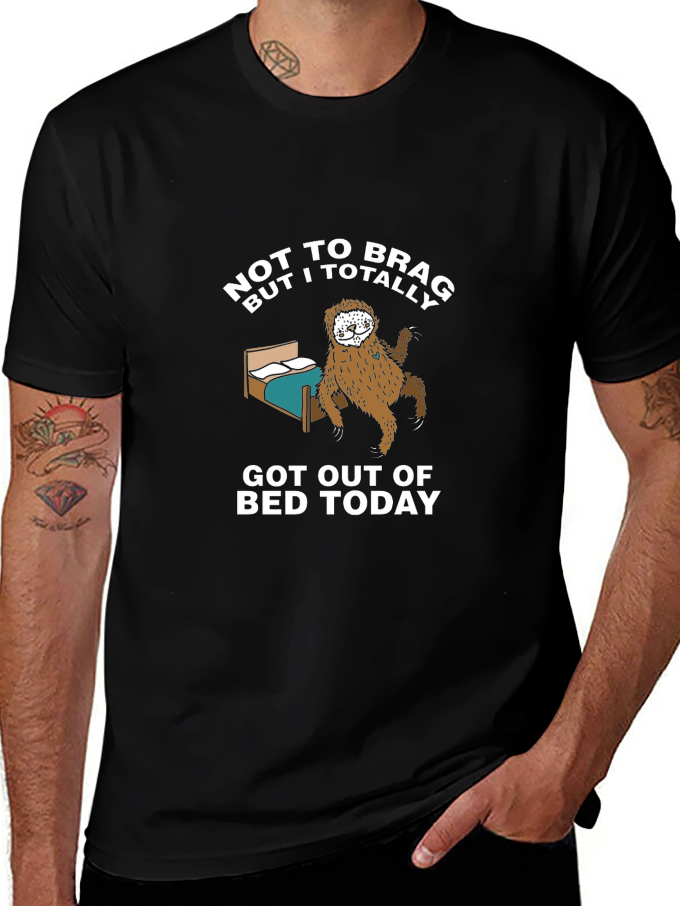 Funny Sloth Got Out of Bed T-Shirt