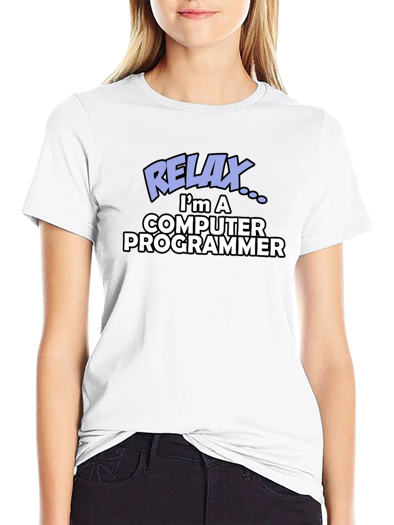 Relax Computer Programmer Funny T-Shirt
