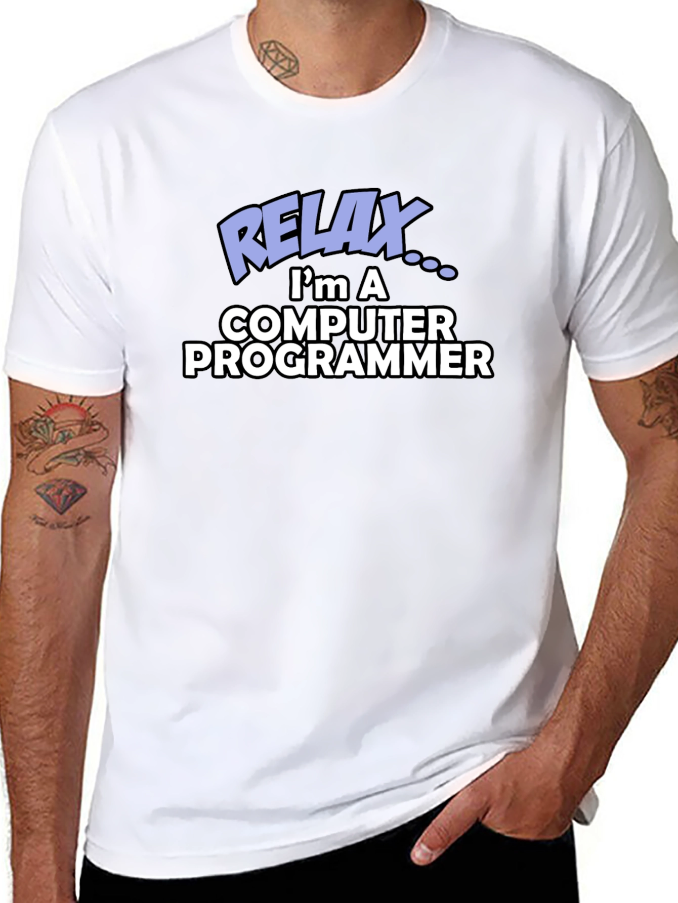 Relax Computer Programmer Funny T-Shirt