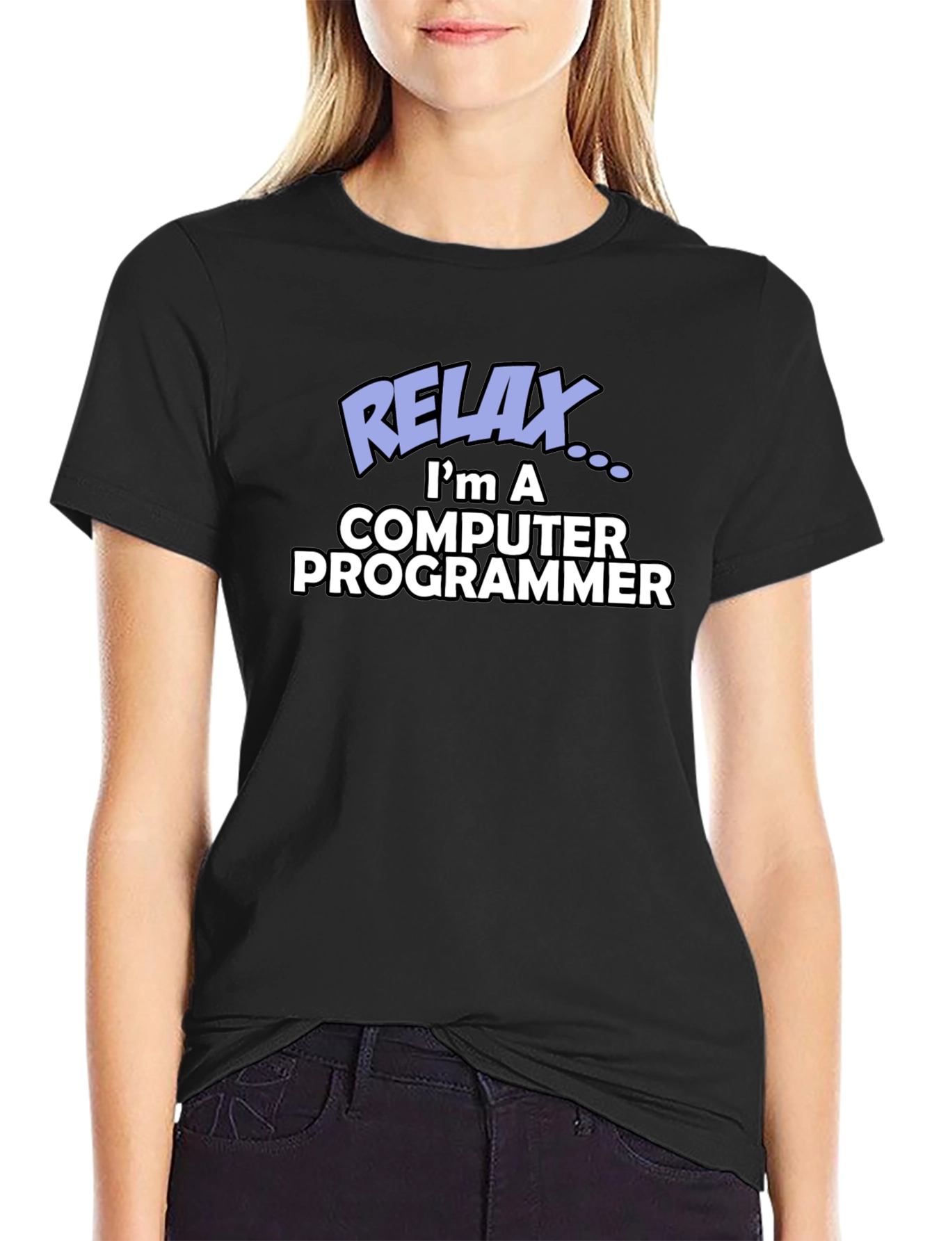 Relax Computer Programmer Funny T-Shirt
