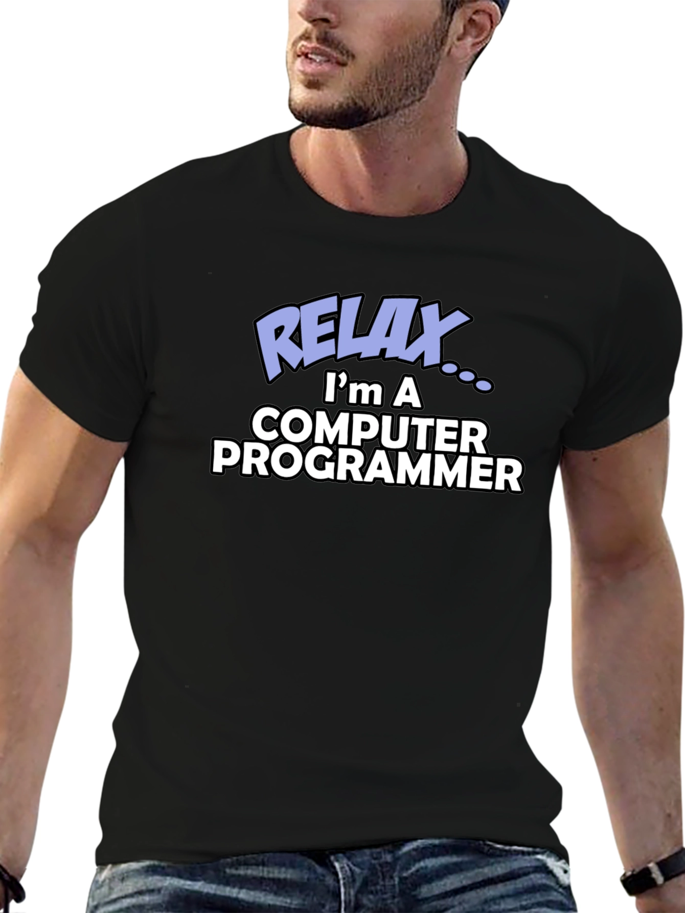 Relax Computer Programmer Funny T-Shirt