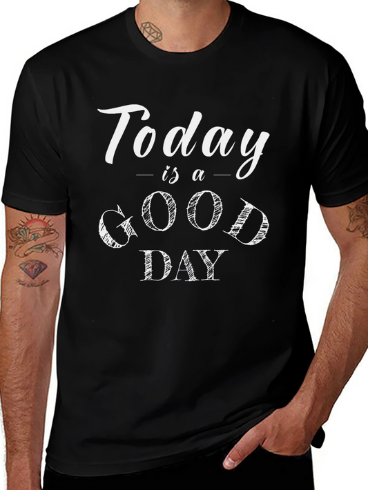 Today is a Good Day Graphic Tee - Black