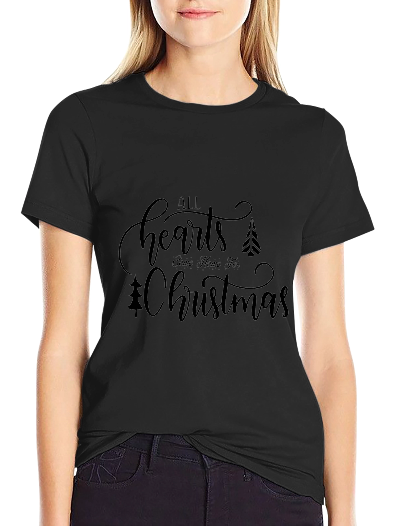 All Hearts Christmas Graphic Tee - Unisex