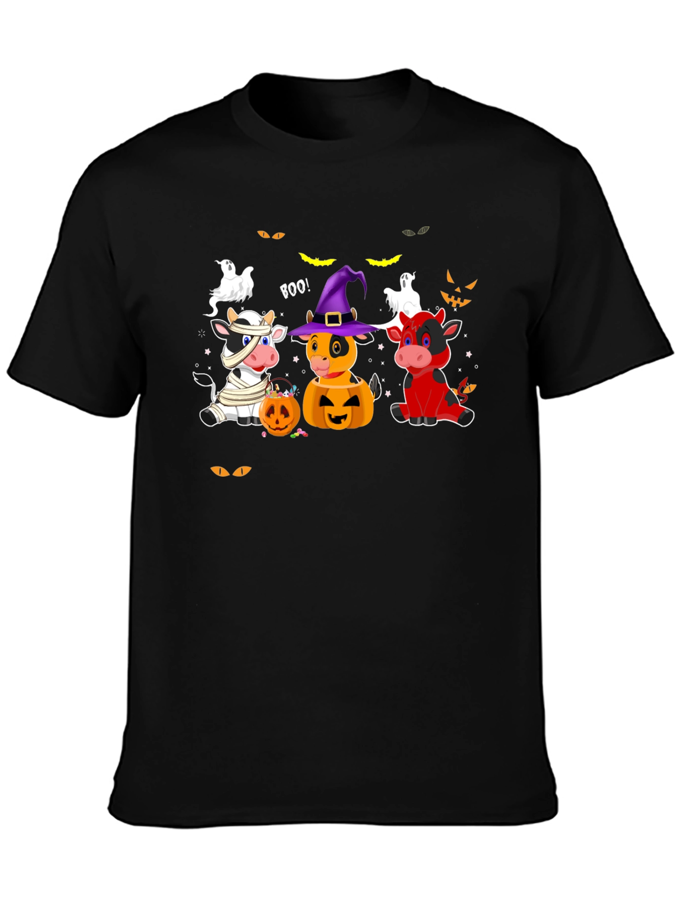 Halloween Cow T-Shirt - Boo!