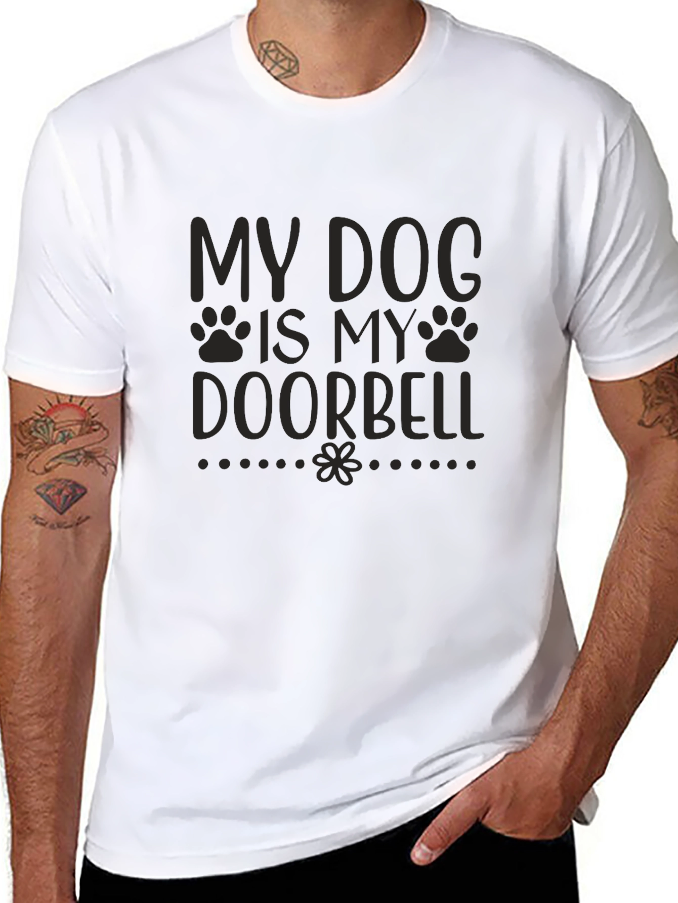 My Dog is My Doorbell Graphic T-Shirt