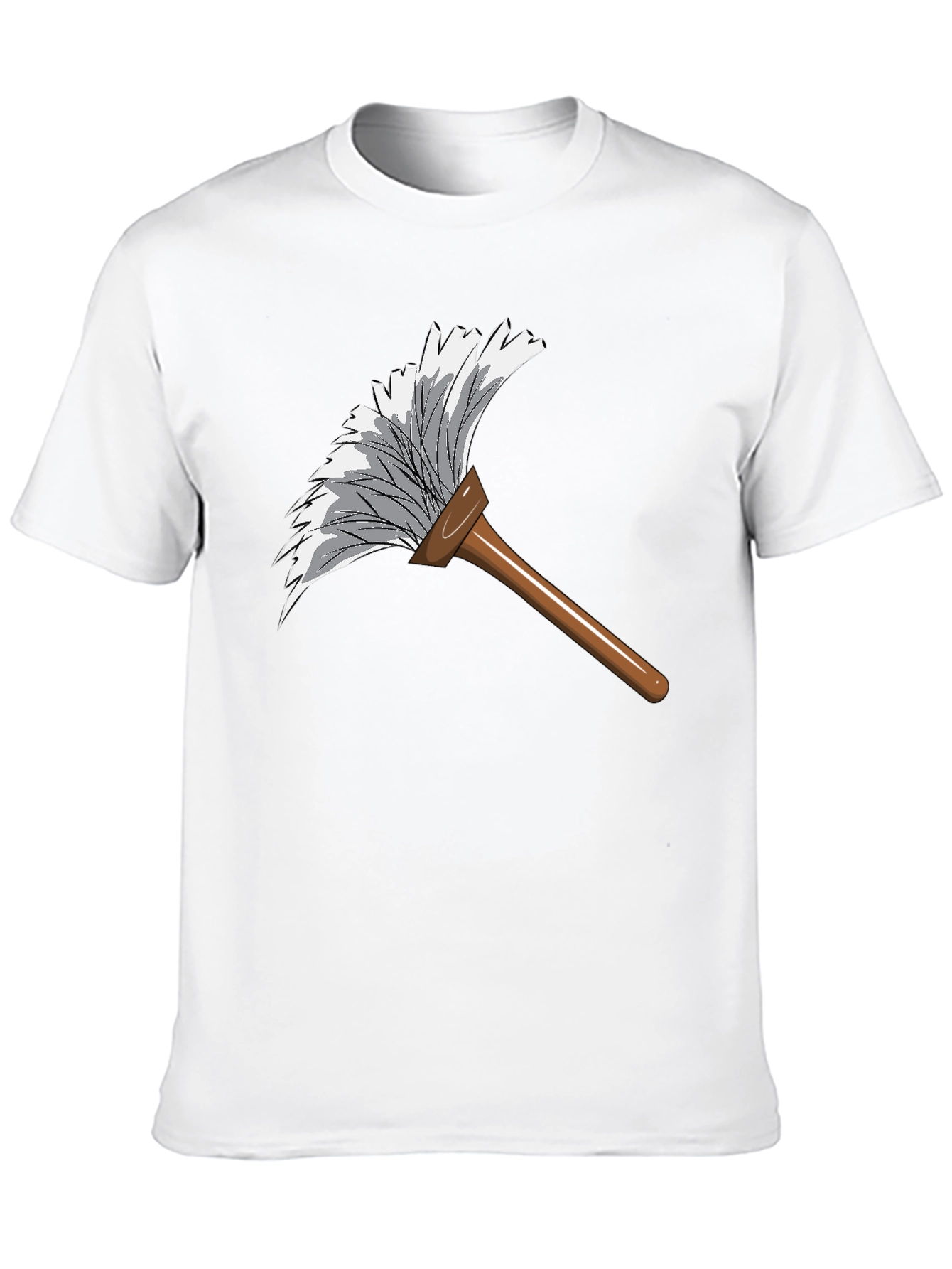 Duster Graphic Tee - Cleaning Humor T-Shirt