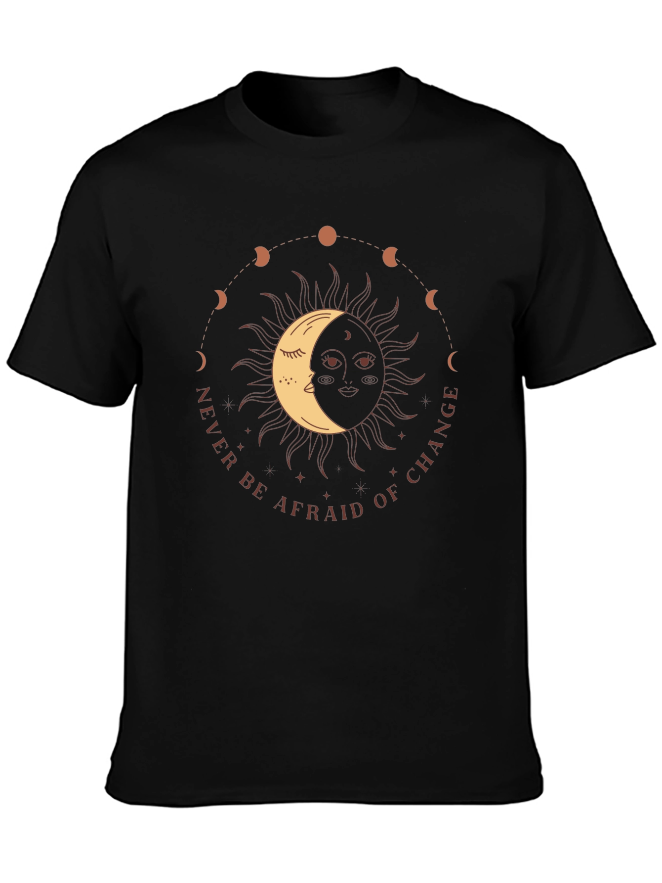 Sun & Moon Phases Graphic T-Shirt
