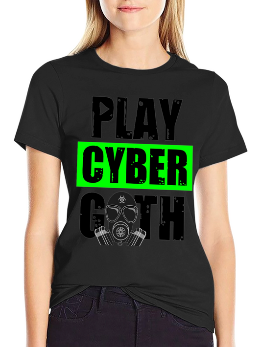 Play Cyber Goth T-Shirt - Black