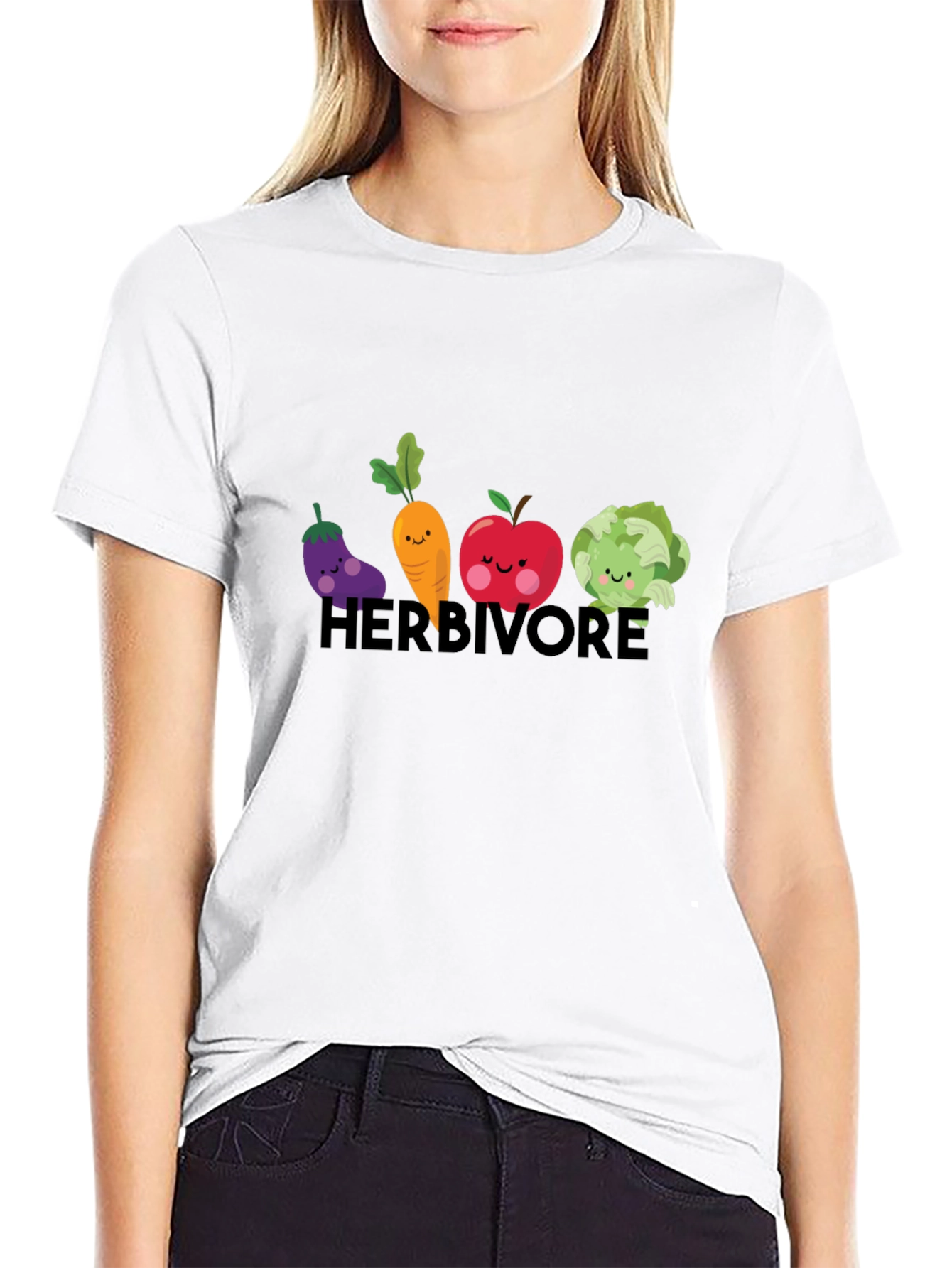 Herbivore T-Shirt - Cute Vegan Design