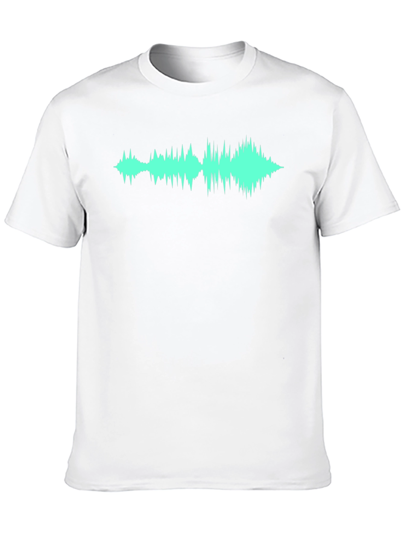 Sound Wave Graphic Tee - Modern Design