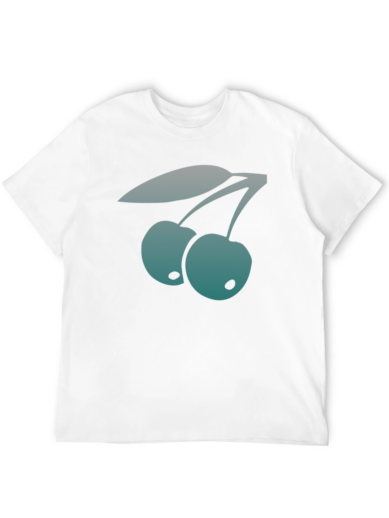 Trendy Cherry Graphic Tee - Stylish Black T-Shirt