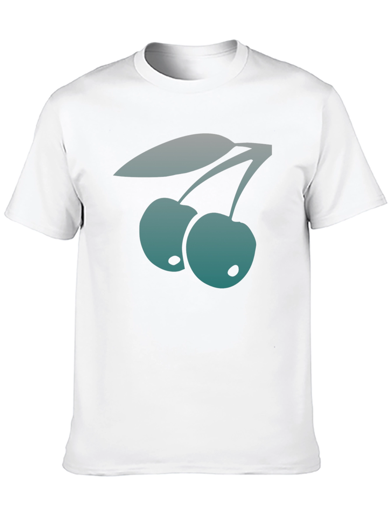Trendy Cherry Graphic Tee - Stylish Black T-Shirt
