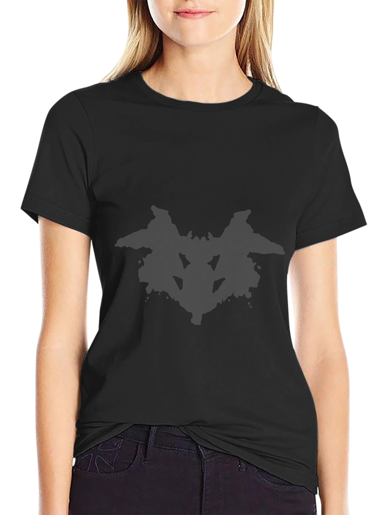 Rorschach Inkblot T-Shirt - Classic Black Graphic Tee