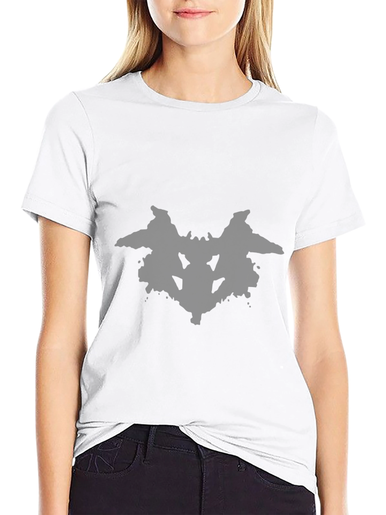 Rorschach Inkblot T-Shirt - Classic Black Graphic Tee