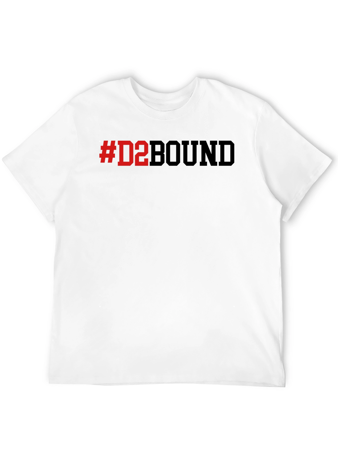 #D2BOUND Black T-Shirt - Collegiate Athlete Pride