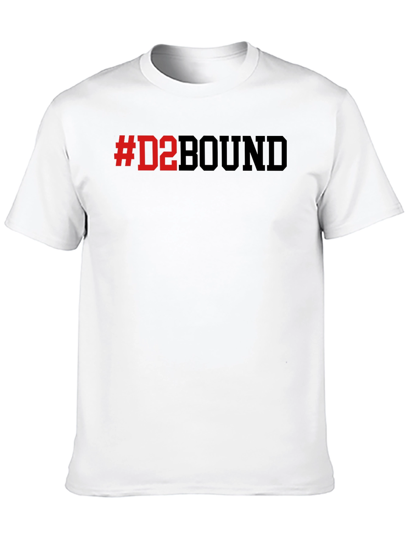 #D2BOUND Black T-Shirt - Collegiate Athlete Pride