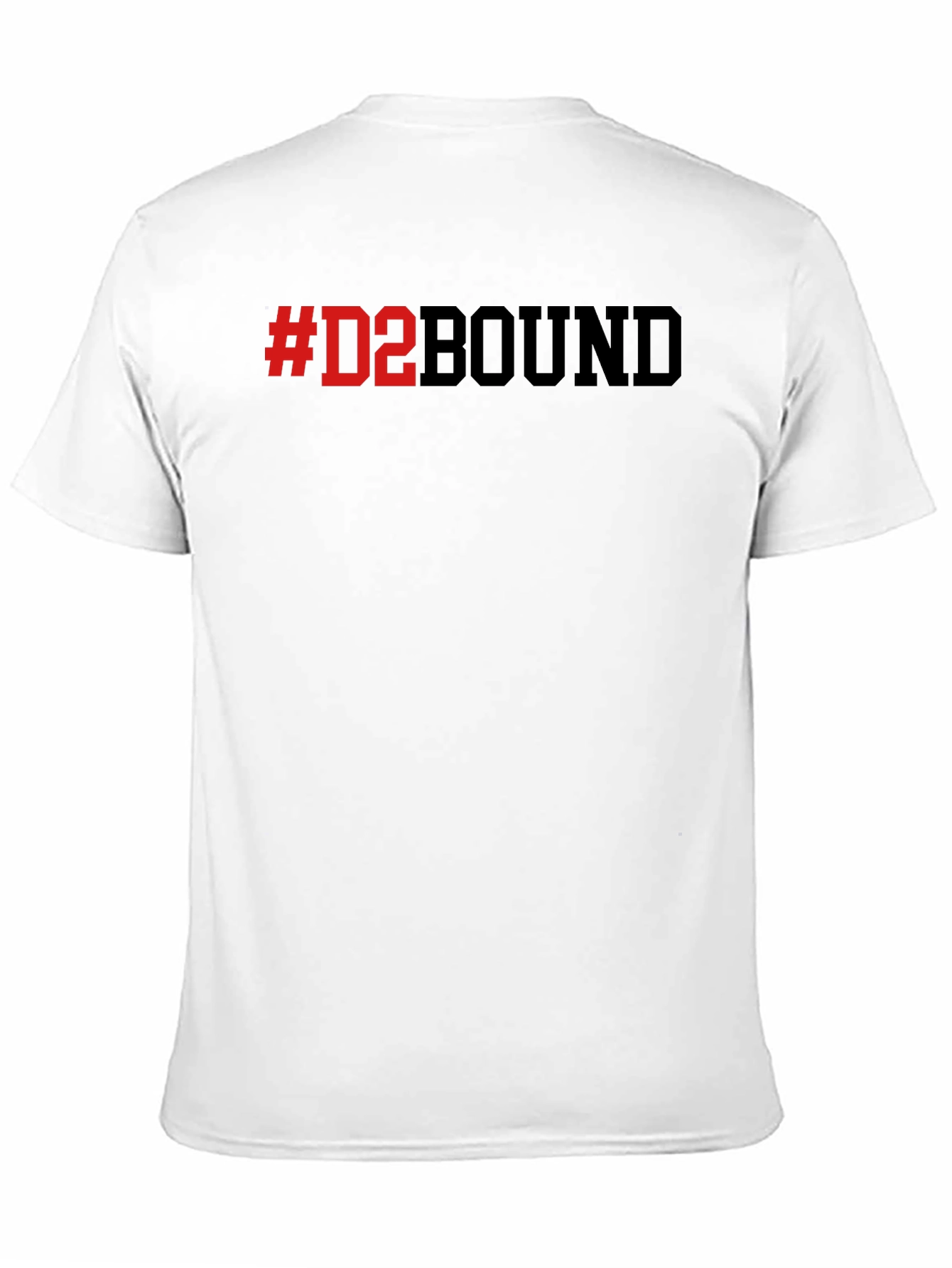 #D2BOUND Black T-Shirt - Collegiate Athlete Pride