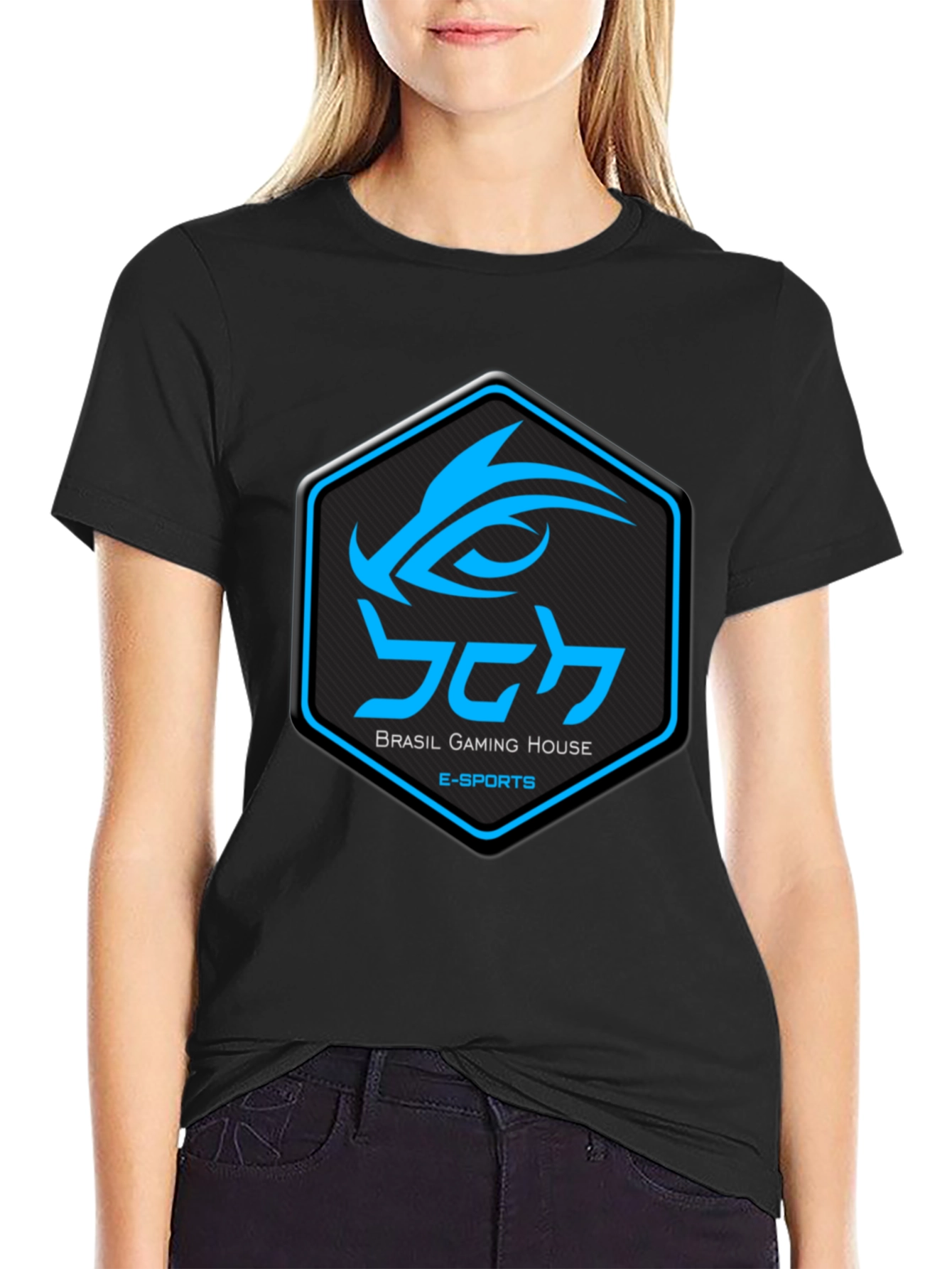Brasil Gaming House E-Sports Black T-Shirt