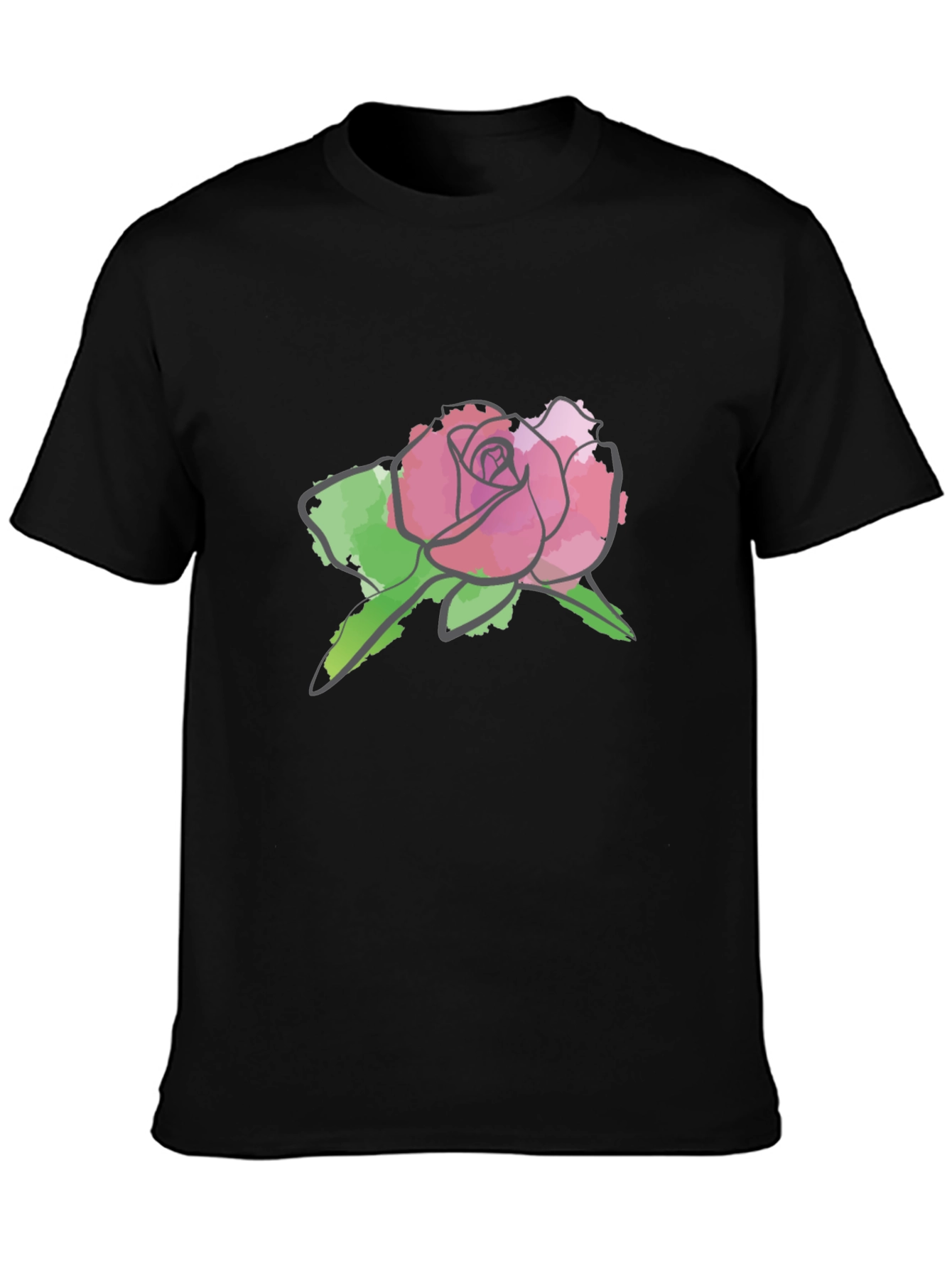 Rose Graphic T-Shirt - Stylish & Comfortable