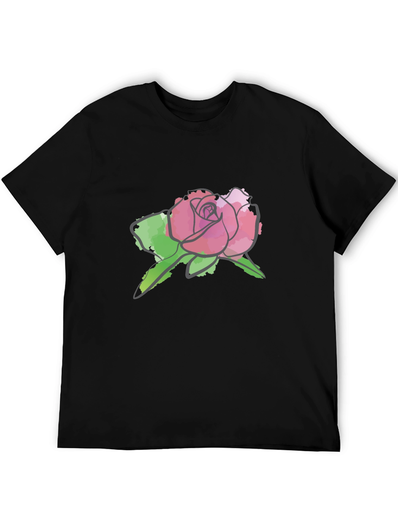 Rose Graphic T-Shirt - Stylish & Comfortable