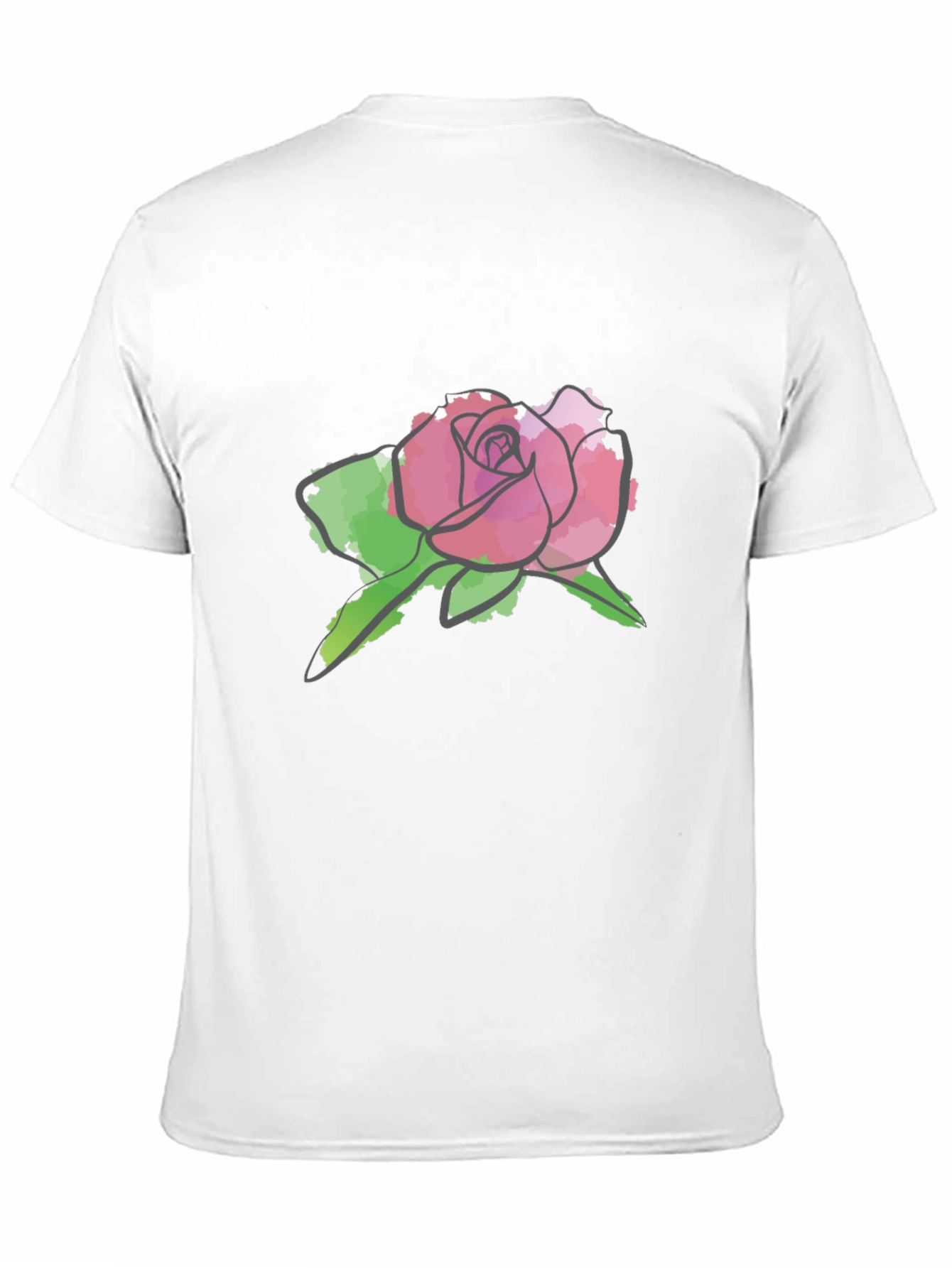 Rose Graphic T-Shirt - Stylish & Comfortable