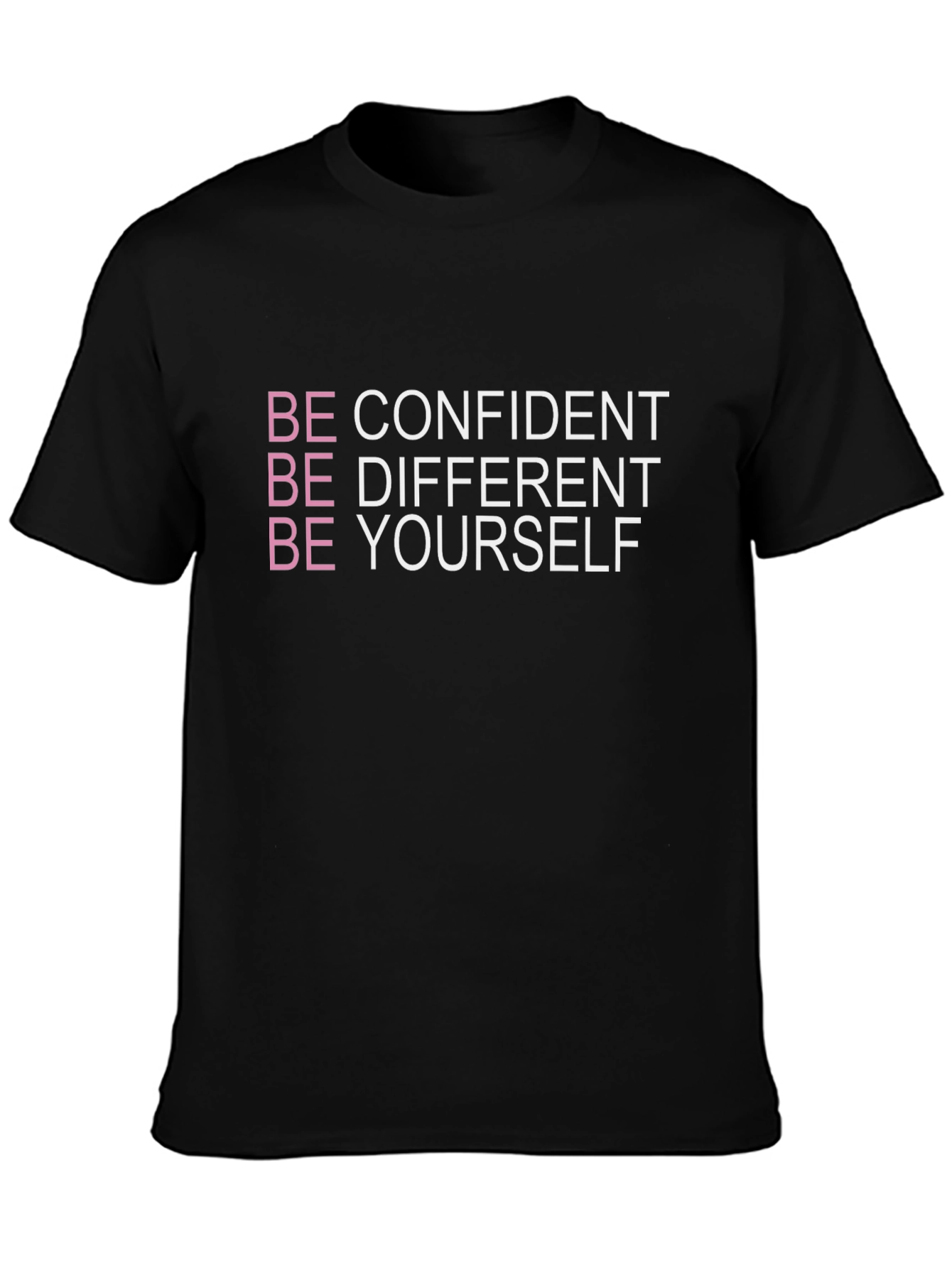Be Confident Black T-Shirt