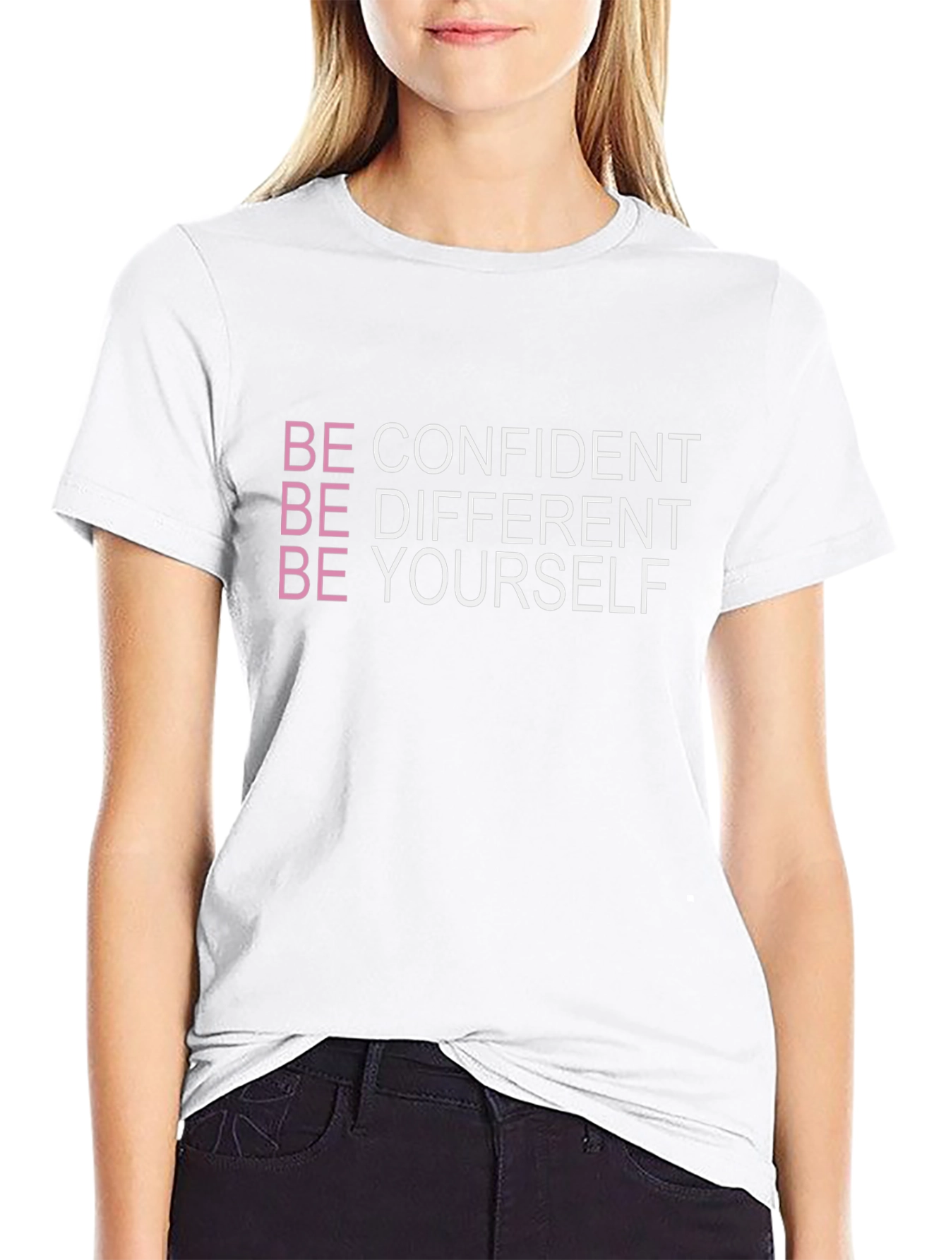 Be Confident Black T-Shirt